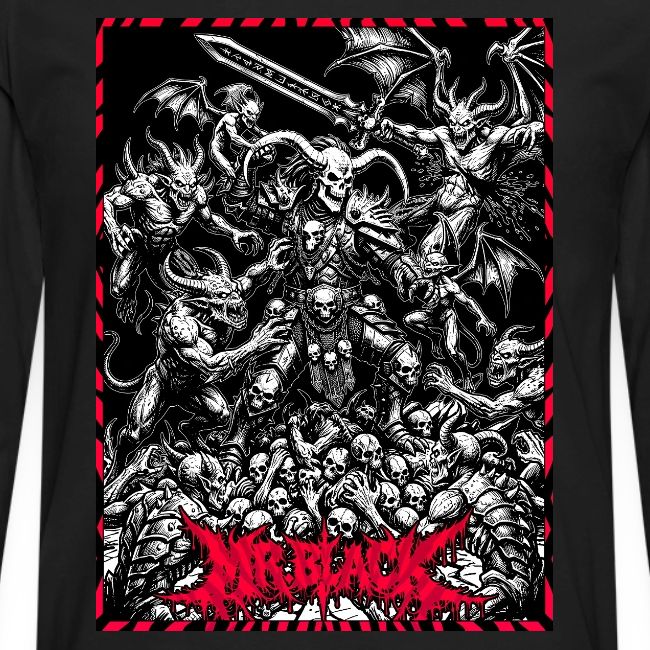 MrBlack Battle Scene - GLOOM Men's Premium Long Sleeve T-Shirt